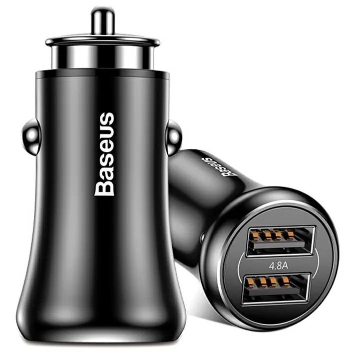 Автомобильное зарядное устройство Baseus Gentleman 2xUSB  4.8A